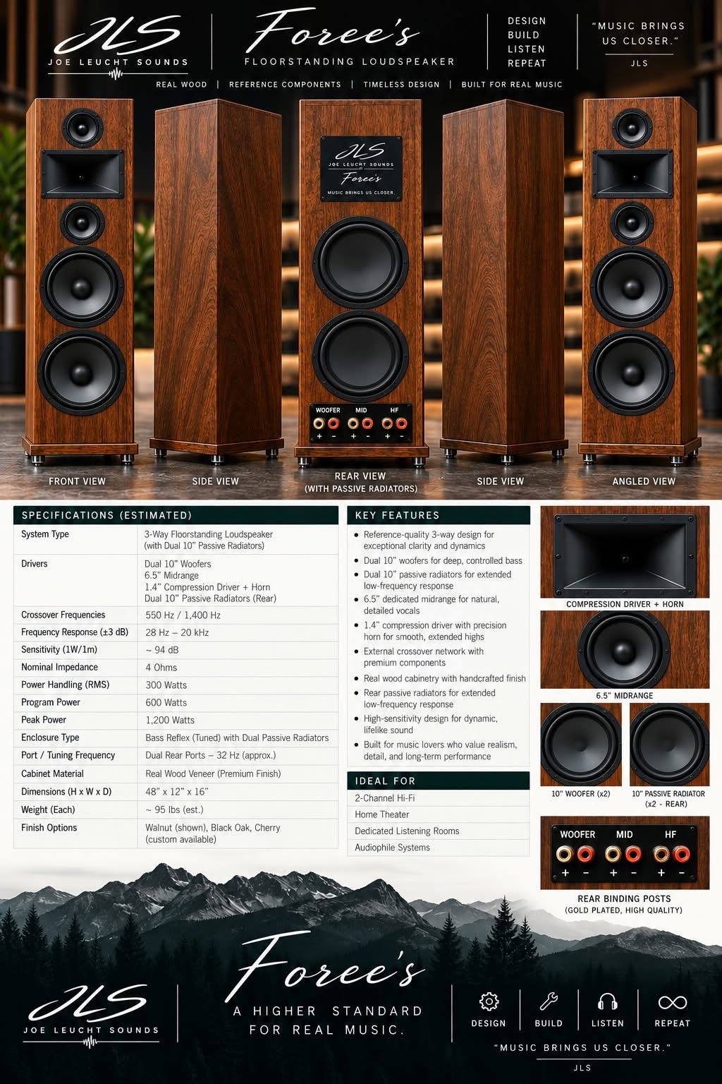 JLS Foree's — full specification sheet